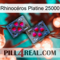 Rhinocéros Platine 25000 15